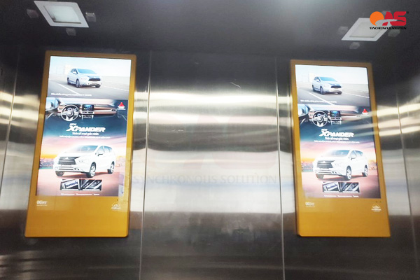 Xpander màn hình quảng cáo trong thang máy