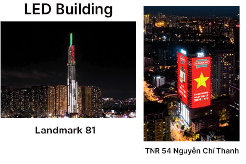 LED Building Landmark 81